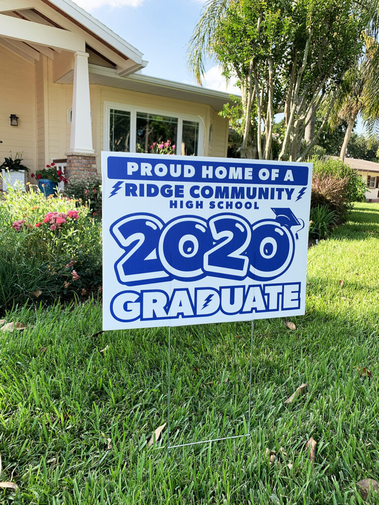 graduation sign