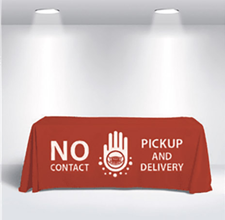 Table Drape Signs