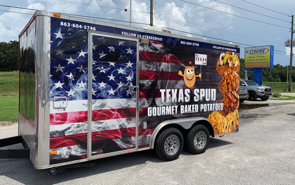 Vehicle Graphics Trailer Wrap 1